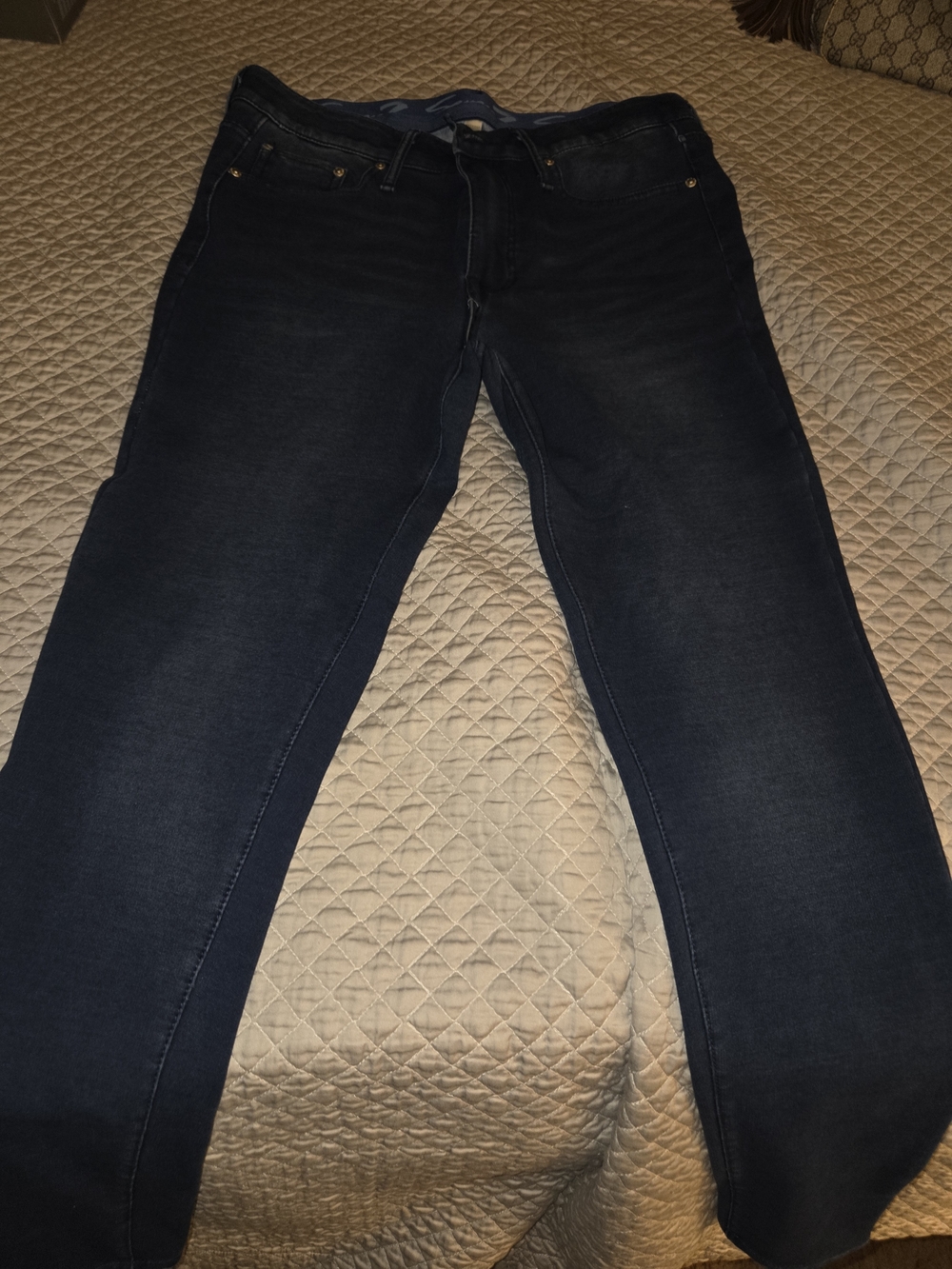Guess Women's Straight Leg Jeans - Dark Blue